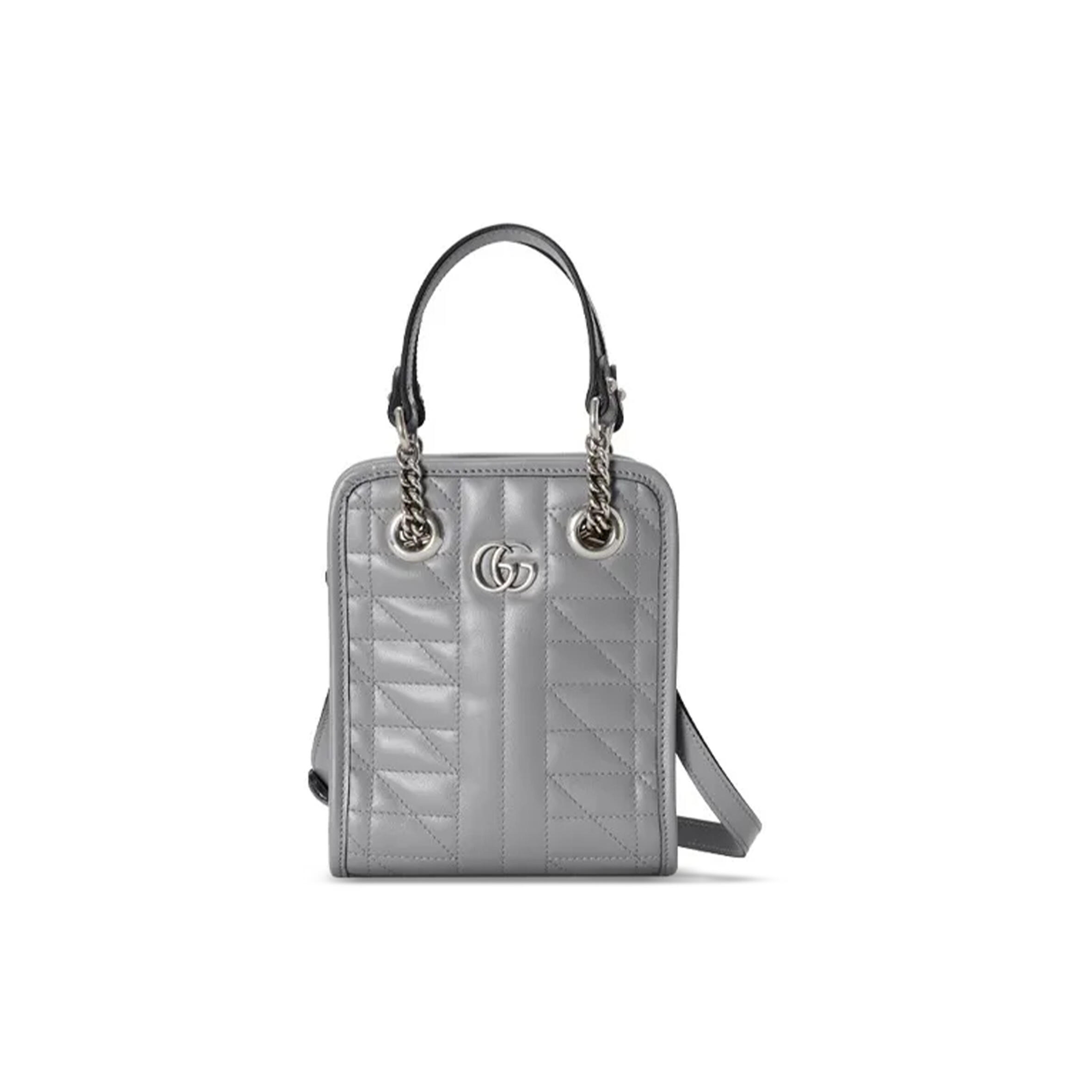 GUCCI GG MARMONT MATELASSÉ MINI BAG 696123 (19*16*7cm）